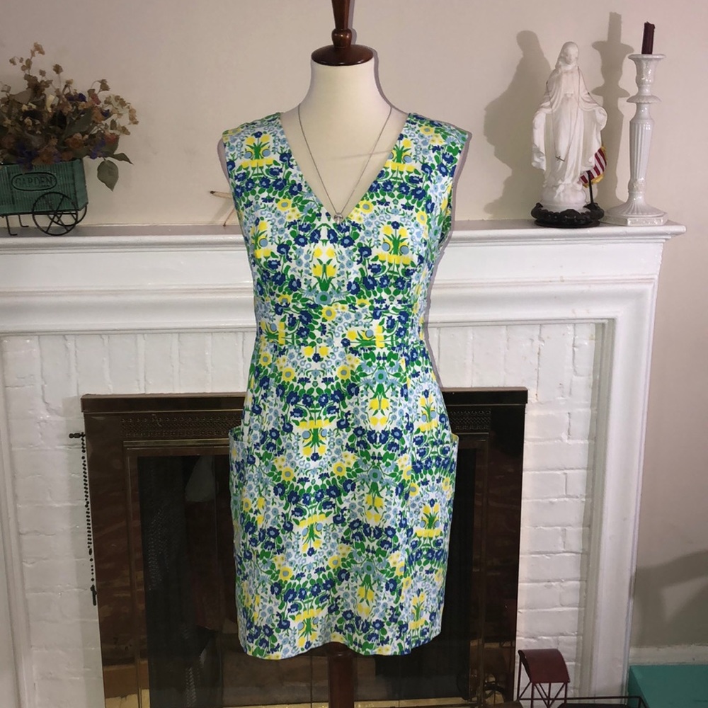 🌹Plenty by Tracy Reese floral stretch dress Sz 8